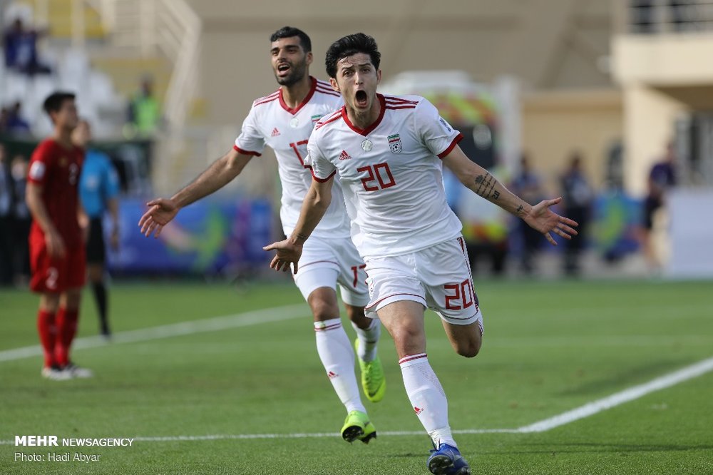 پیروزی دو بر صفر تیم ملی ایران در مقابل ویتنام