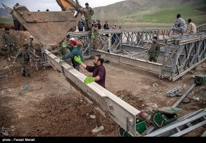 ساخت پل گروس توسط قرارگاه نجف اشرف – کرمانشاه
