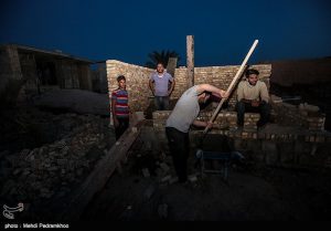 ساخت و ترمیم منازل سیل زده روستای سید ظاهر-اهواز