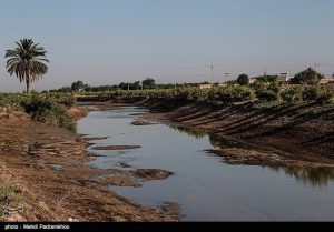 کاهش شدید آب رودخانه کرخه نور-هویزه