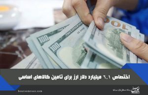 اولویت‌بندی اختصاص ارز با وزارتخانه‌هاست/ ۶.۱ میلیارد دلار ارز به تامین کالاهای اساسی اختصاص یافت