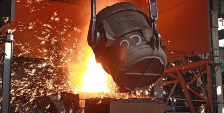 تولید فولاد ۲۰ میلیون تنی ایران در ۸ ماه نخست امسال