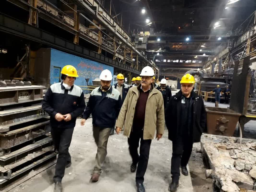 بازدید مدیرعامل ذوبآهن