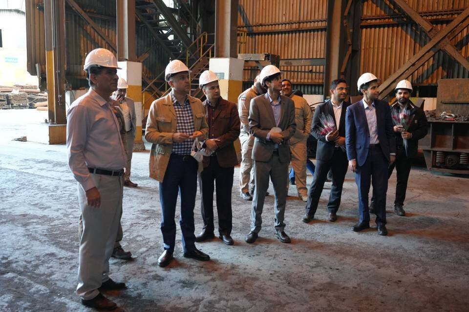 بازدید مدیرعامل از خط تولید