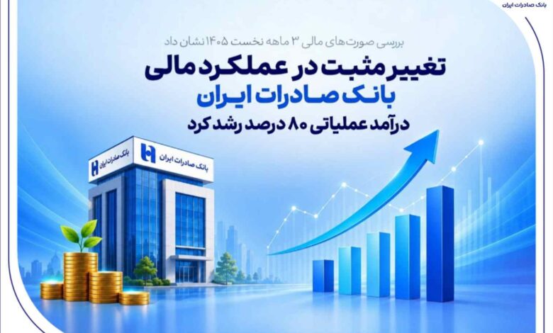 رشد درآمد بانک صادرات