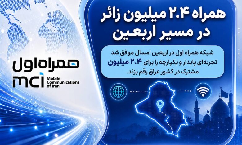 همراه اول در اربعین