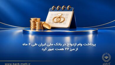 تسهیلات ازدواج بانک