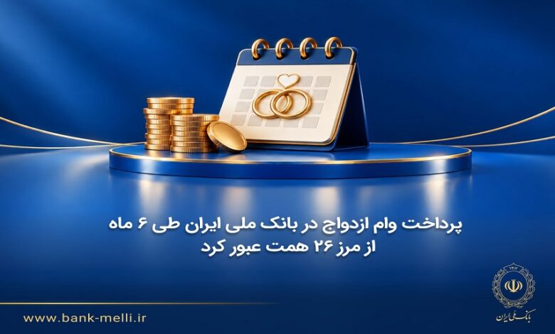 تسهیلات ازدواج بانک