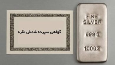 معاملات گواهی شمش نقره