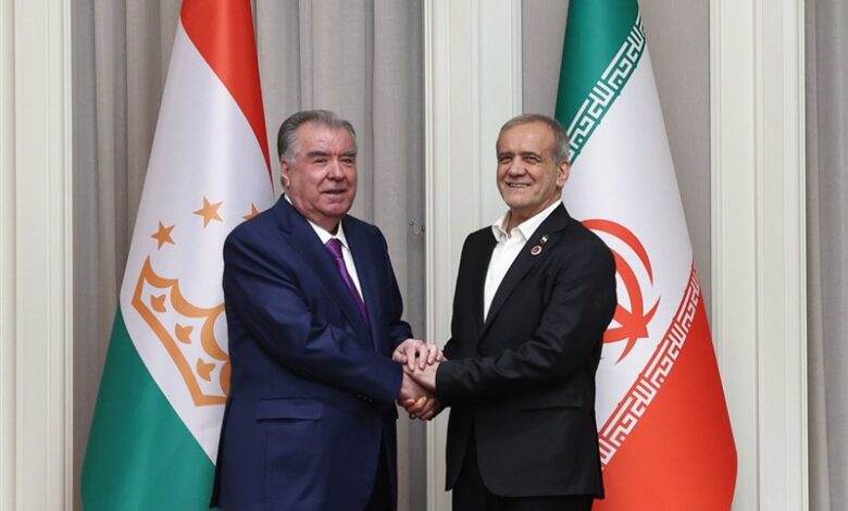 پزشکیان: روابط ایران و تاجیکستان